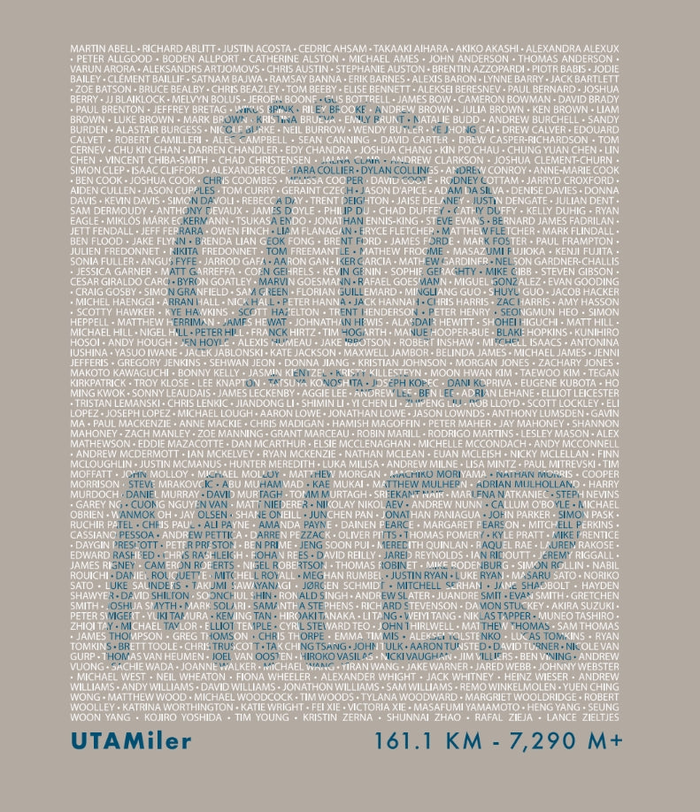 Ultra Trail Australia 2026 Men's Name Tee 100KM