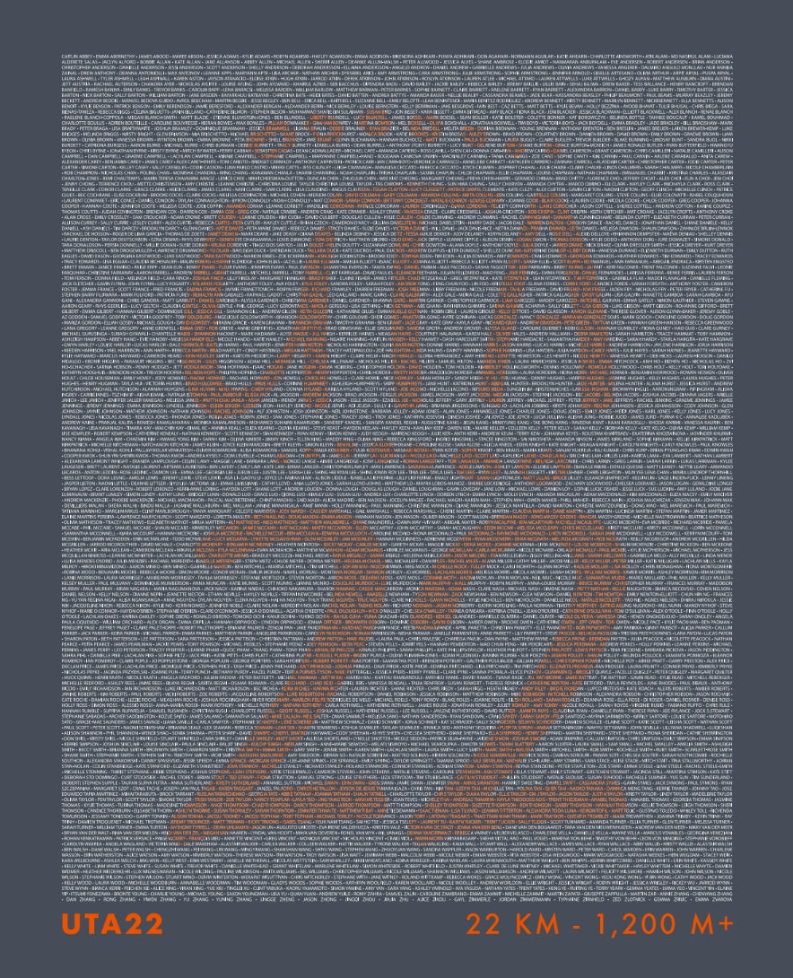 Ultra Trail Australia 2026 Unisex Name Hood 22KM