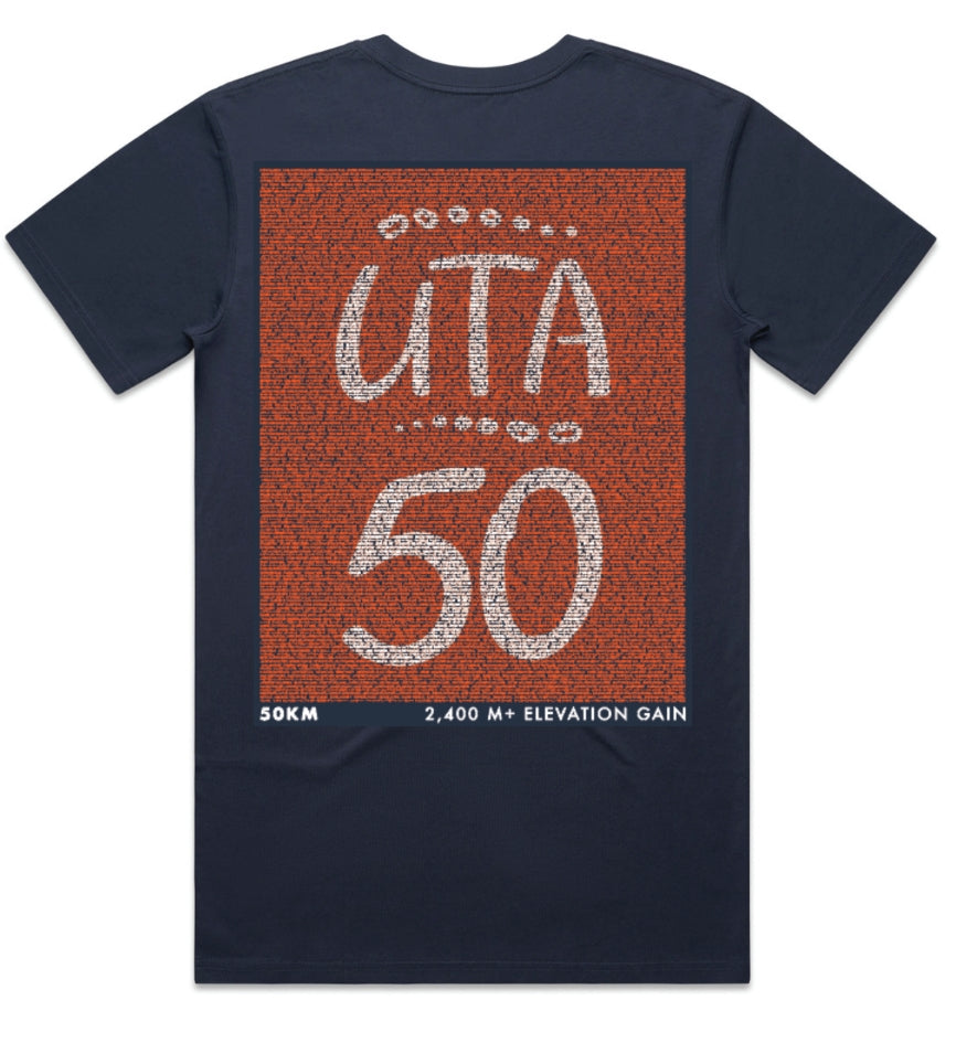 Ultra Trail Australia 2025 Men's Name Tee 50K