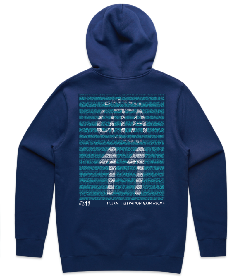 Ultra Trail Australia 2024 Unisex 11k Name Hood