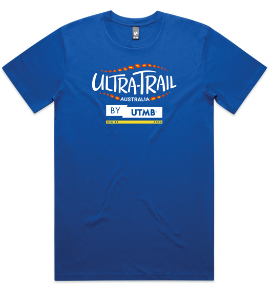 Ultra Trail Australia 2024 Women's 22k Name Shirt - Bright Royal