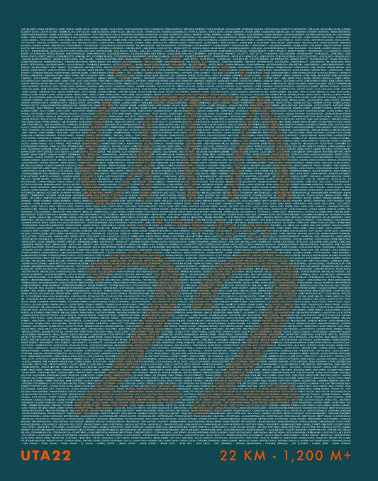 Ultra Trail Australia 2026 Men's Name Tee 22KM