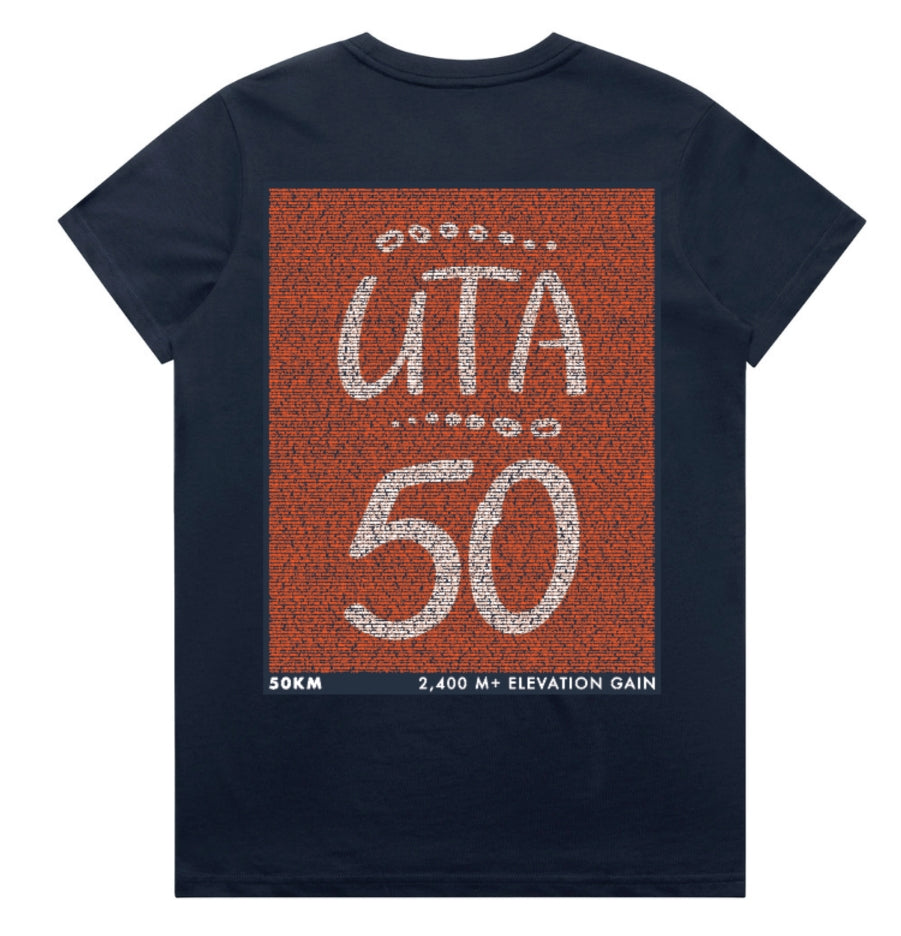 Ultra Trail Australia 2025 Women's Name Tee 50K